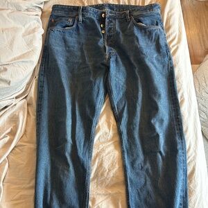 Buck Mason Men's Full Saddle Japanese Selvedge Denim Jeans